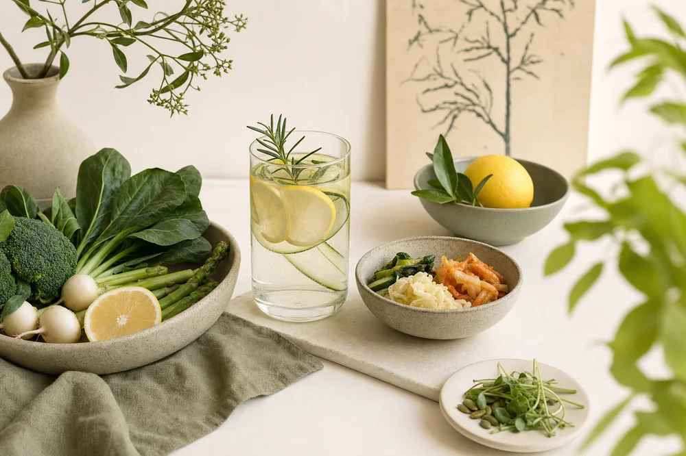 ファスティングをイメージした食材