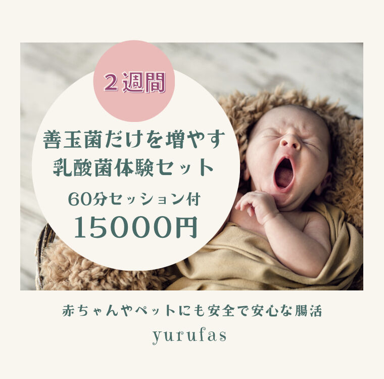 善玉菌だけを増やす乳酸菌体験セット（2週間）